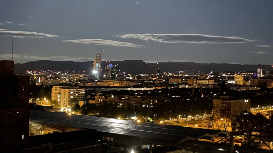 Skyline Basel Nacht