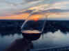 Silo2 Abendsonne im Weinglas