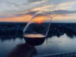 Silo2 Abendsonne im Weinglas