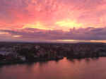 Sonnenuntergang im Silo2 Basel